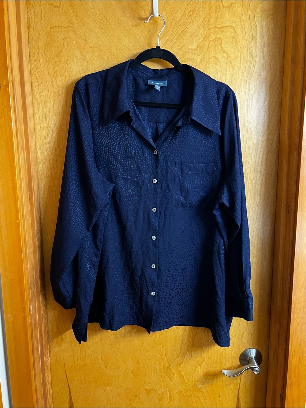Modcloth Women's Dark Navy Button-Down Shirt